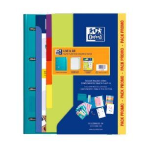 CARPEBLOCK Oxford Europeanbinder A-4 4 anillas 5-Sep.