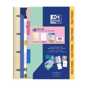 CARPEBLOCK Oxford EBINDER A4+ R5 5x5+Separa Polip.