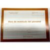 LIBRO DE MATRICULA DEL PERSONAL 97