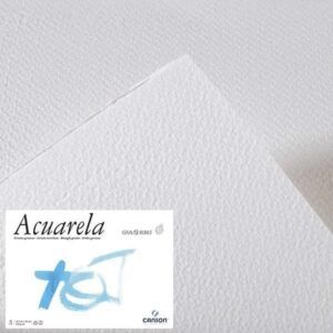 LAMINAS ACUARELA Canson 50x70 350gr Grano MEDIO