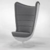 SILLON BADMINTON CARCASA BLANCA