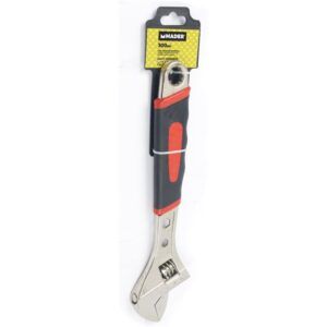 LLAVE INGLESA AJUSTABLE 12" MANGO GOMA MADER