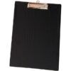 PLACA PORTA-Notas A-4 PINZA PVC NEGRA
