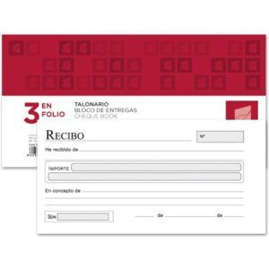 TALONES L.P. RECIBO APAISADO 3/Fº