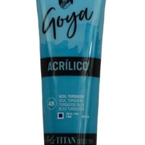 ACRILICOS Goya Titan 125ml Serie-1 Azul turquesa N° 48