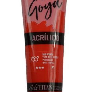 ACRILICOS Goya Titan 125ml Serie-1 Rojo Pyrrole N° 133