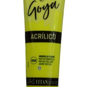 ACRILICOS Goya Titan 125ml Serie-1 Amarillo fluor N° 428