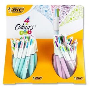 BOLIGRAFO Bic 4-Colores FUN FASHION Pastel