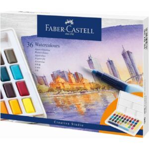 ACUARELA Faber-Castell 36-Colores CREATIVE STUDIO