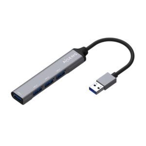 HUB USB Aisens 3.0 Aluminio TIPO A MACHO a x4 TIPO