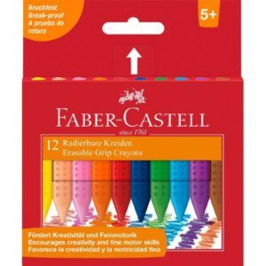 CERAS Faber-Castell 12-Colores TRIANGULARES C/CARTON