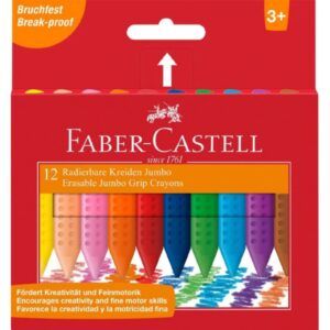 CERAS Faber-Castell 12-Colores JUMBO C/CARTON