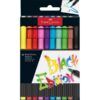 ROTULADOR Faber-Castell 10-Colores Black Edition