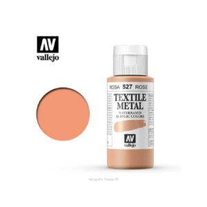 PINTURA TEXTIL COLOR METALIZADO Vallejo 60ml. (Rosa)