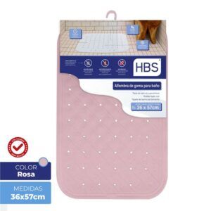 ALFOMBRA GOMA NATURAL - 450G ROSA HBS
