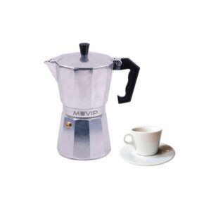CAFETERA 1 TAZA ALUMINIO ANTIADHERENTE MUVIP