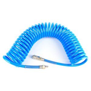 MANGUERA ESPIRAL AZUL 10 METROS AIRE COMPRIMIDO MADER