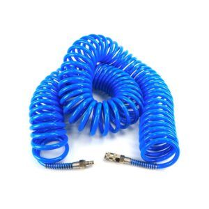 MANGUERA ESPIRAL AZUL 20 METROS AIRE COMPRIMIDO MADER