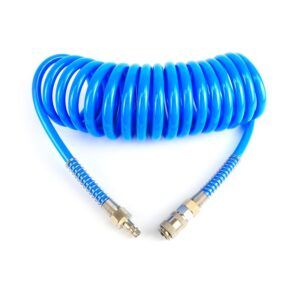MANGUERA ESPIRAL AZUL 5 METROS AIRE COMPRIMIDO MADER