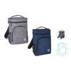 MOCHILA NEVERA POLIESTER 37X27X19 AZUL/GRIS SURTIDO