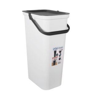 PAPELERA CON ASA 38 LITROS BLANCA MODA TONTARELLI
