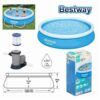 PISCINA HINCHABLE CON BOMBA Y FILTRO 366X76CM BESTWAY