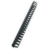 CANUTILLO PVC 28mm REDONDO 240-H Aprox. (Pvp50u) (Negro)