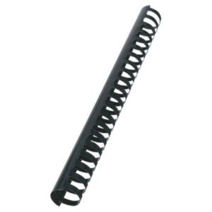 CANUTILLO PVC 28mm REDONDO 240-H Aprox. (Pvp50u) (Negro)