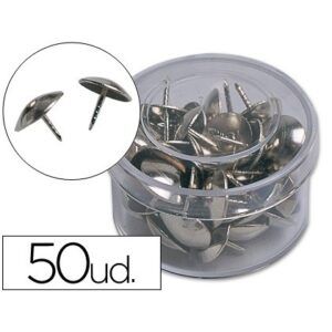 CHINCHETAS METAL Niqueladas (Pvc/50u.)