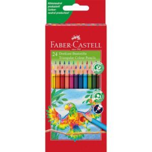 LAPICES Faber-Castell 24-Colores ERGONOMIC Triangulares