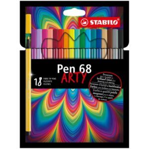 ROTULADOR Stabilo Point 68 18-Colores ARTY