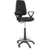 TABURETE ELCHE CP C/BRAZOS BALI NEGRO