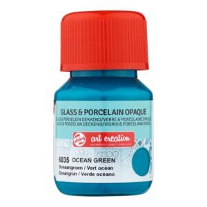 PINTURA Vidrio & Porcelano Talen´s Opaco 30ml Verde-Océano