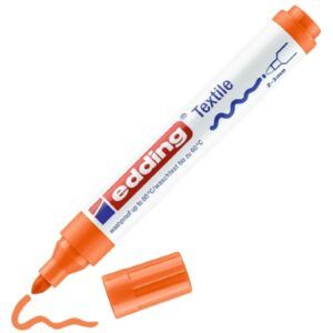ROTULADOR Edding 4500 TEXTIL Marker (Tela) (Naranja)