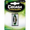 PILAS Cegasa Recargable 9V HF22 180mAh NiMH (1u.)