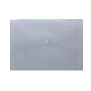 SOBRE Polip. A-4 C/VELCRO Transparente