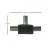 ADAPTADOR INDUCTIVO TV (2 MACHO/1 HEMBRA) NEGRO SEVENON