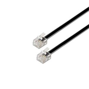 CABLE TELÉFONO RJ11 2M 4 VIAS MACHO-MACHO AISENS