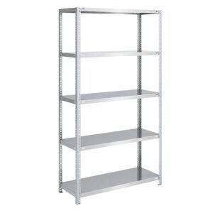 ESTANTERIA ACERO GALVANIZADO 5 BALDAS 90X30X180CM BLIM