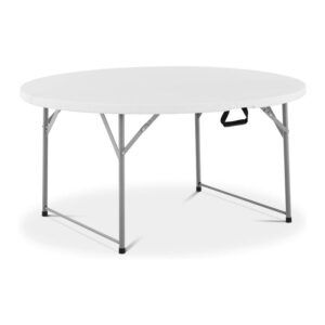 MESA DE RESINA REDONDA PLEGABLE 160X74CM 4.5CM SUNGARDEN