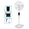 VENTILADOR DE PIE SOLAR 40CM | LUZ | USB | 12000MAH |4 VELOCIDADES MUVIP