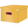 CAJA C/TAPA ARCHIVADOR Leitz COSY M (Amarillo)
