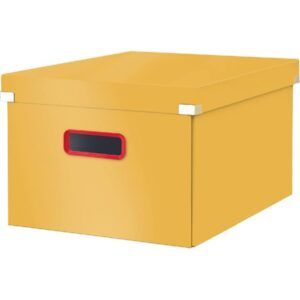 CAJA C/TAPA ARCHIVADOR Leitz COSY M (Amarillo)