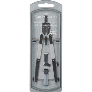 COMPAS Faber-Castell 3.5mm Ajuste Rápido C/Adaptador + Minas