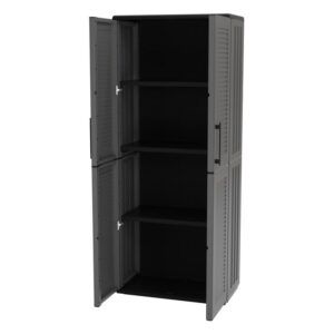 ARMARIO ALTO DE PLÁSTICO 680X370X1630MM LINEA EASY ARTPLAST