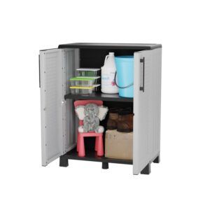 ARMARIO BAJO CON ESTANTE Y PATAS REGULABLES 680X370X900MM ARTPLAST