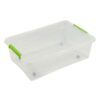 CAJA ORGANIZADORA CON TAPA, RUEDAS Y CIERRES 585X390X170MM ARTPLAST