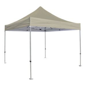 CARPA PLEGABLE ALUMINIO 3X3 METROS 300GRS BEIGE SUNGARDEN