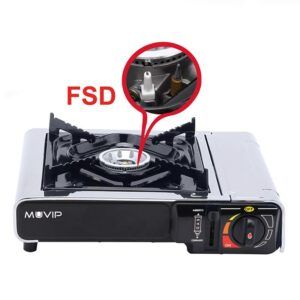 COCINA DE GAS PORTATIL BOMBONA CON FSD MUVIP