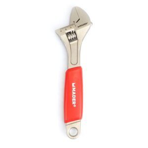 LLAVE INGLESA 10"- 250MM MANGO RECUBIERTO ROJO MADER